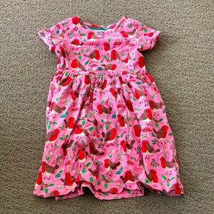 Miniboden pink robin dress 9-10y
